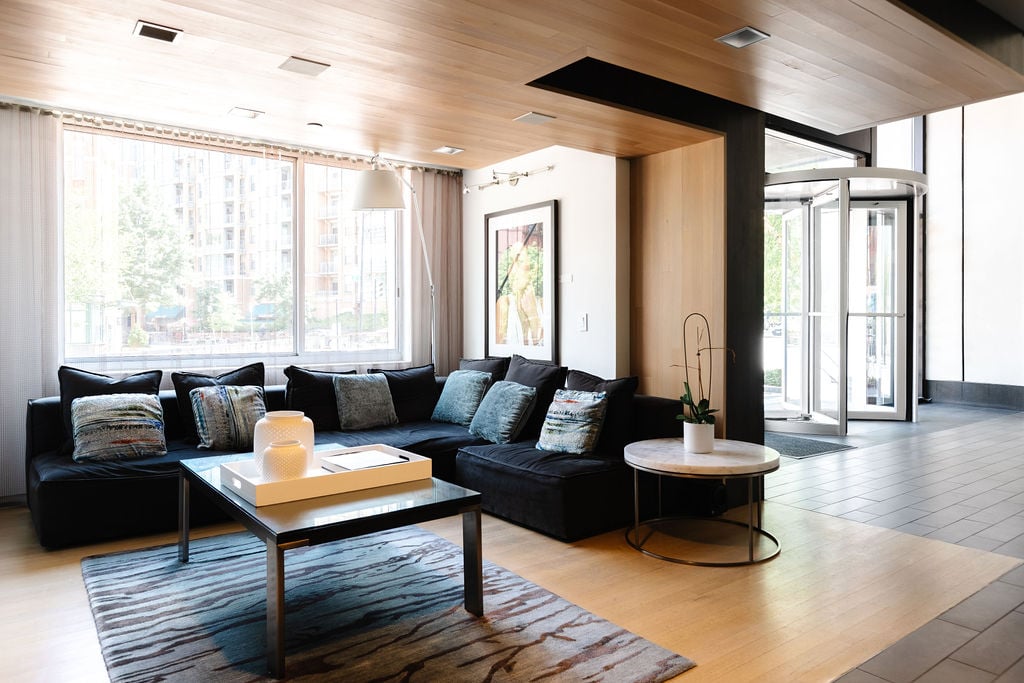 Entry and lounge area.