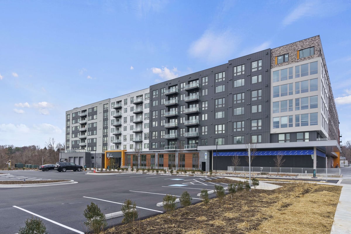 Parking and front entrance. 