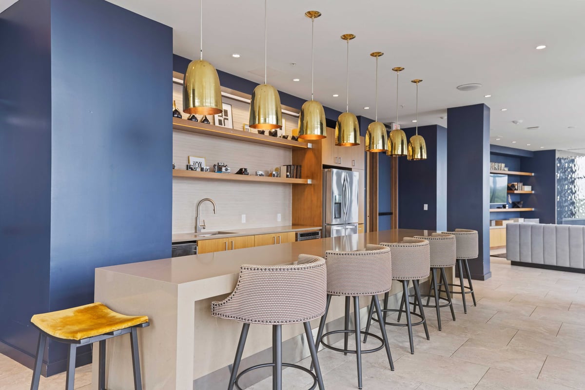 Large, modern kitchen 
