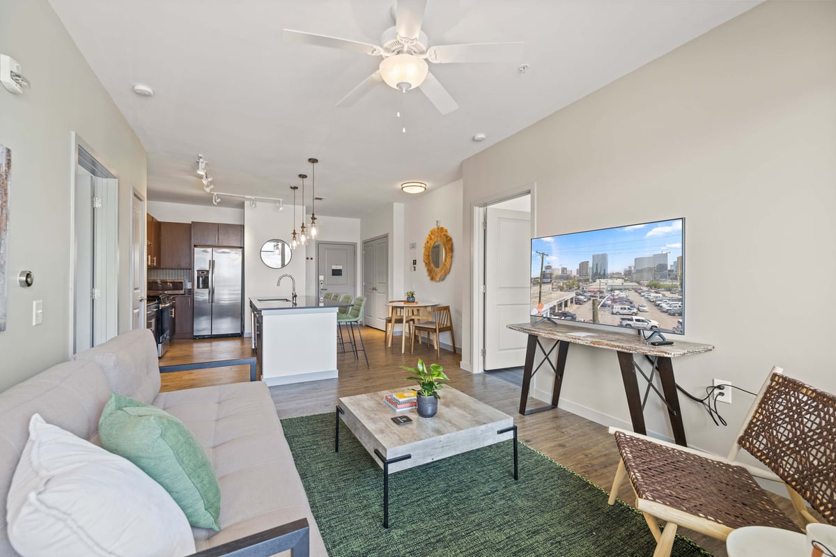 Modern, open living spaces.
