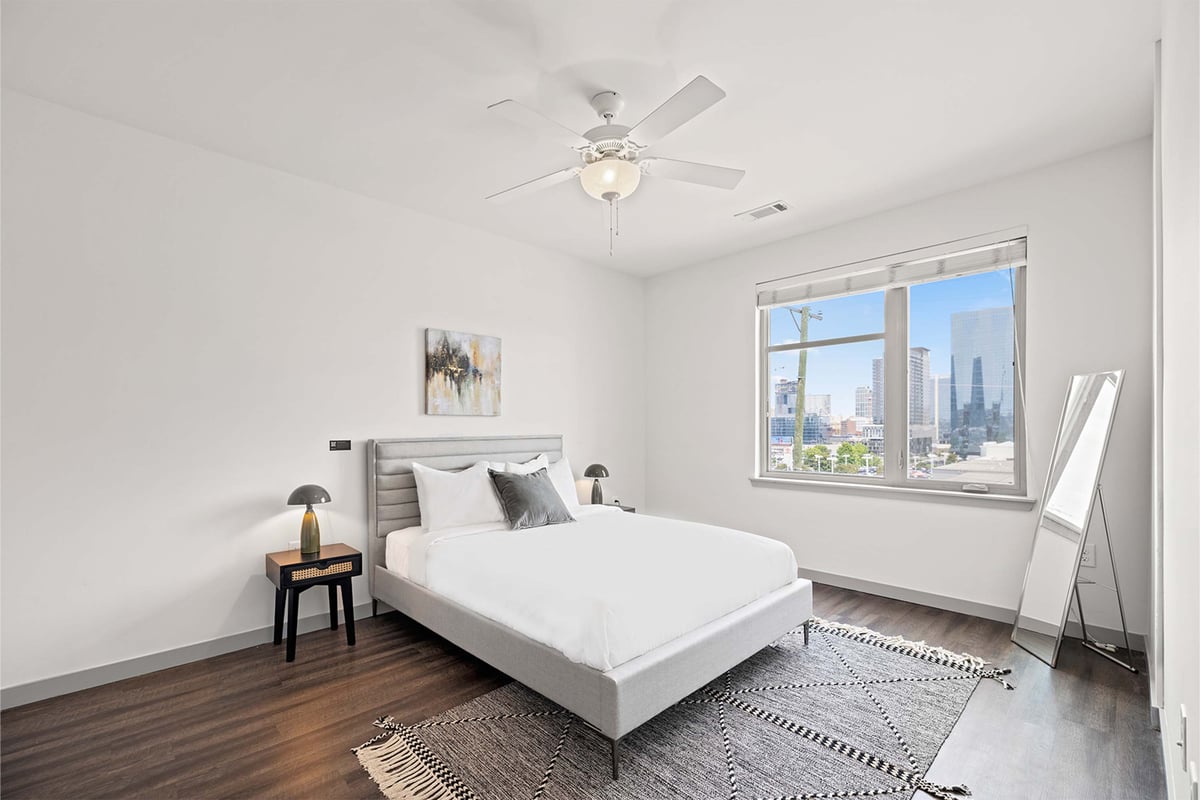Separate bedrooms with queen beds.