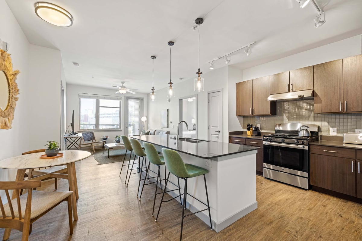 Modern, open living spaces.