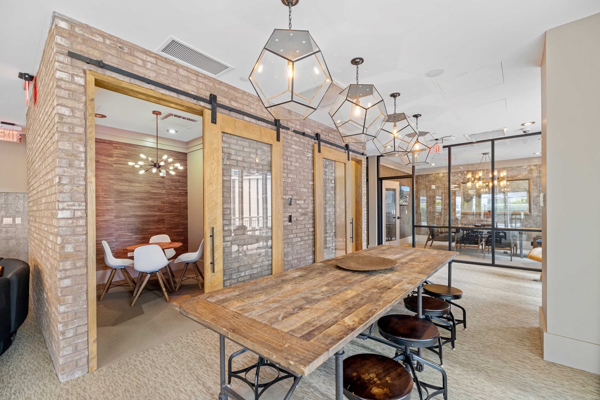 Community lounge space.