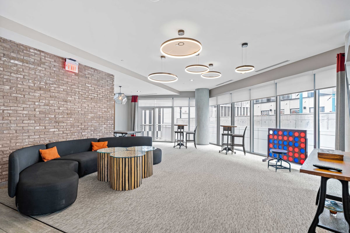 Lounge and games.