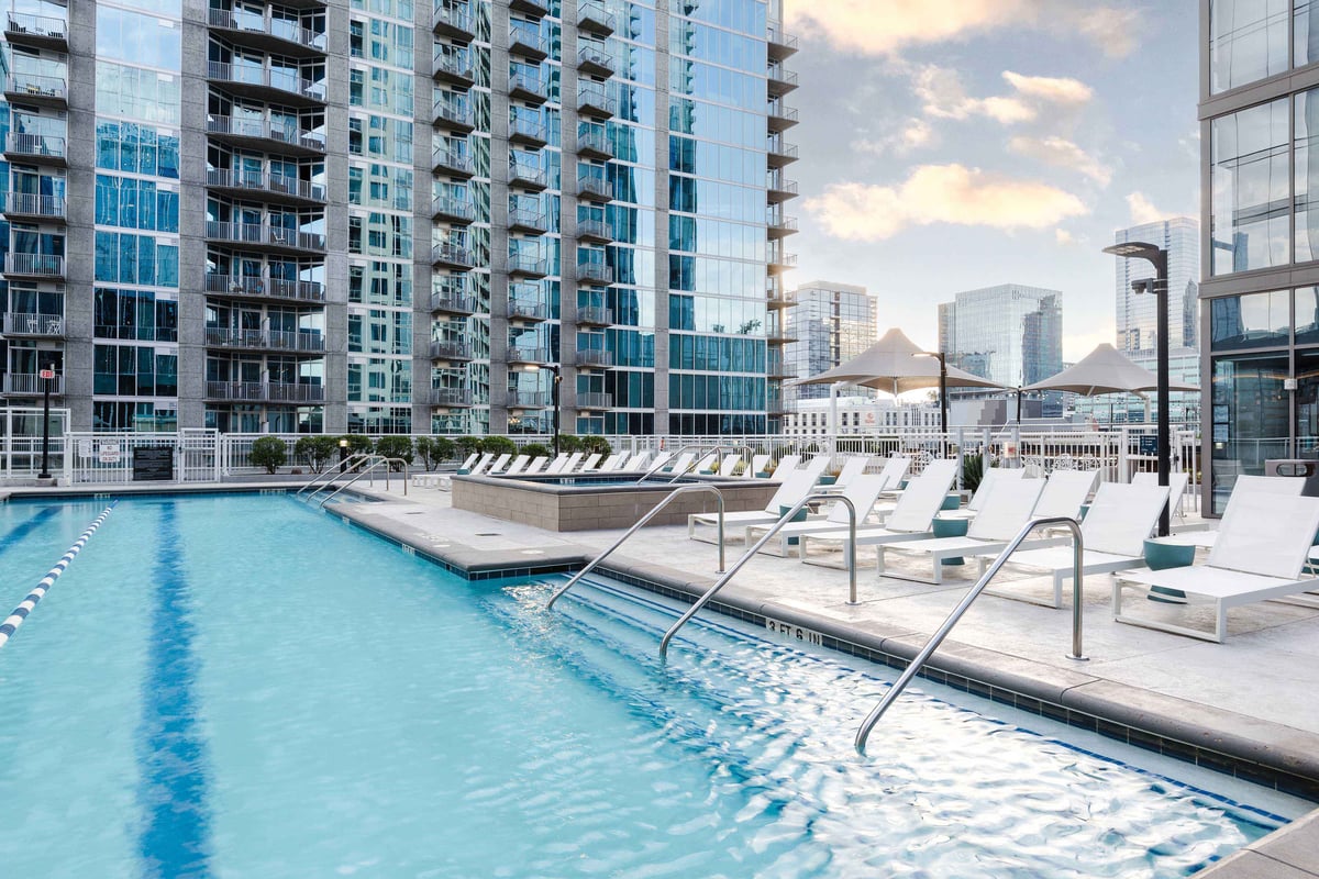 Rooftop pool
