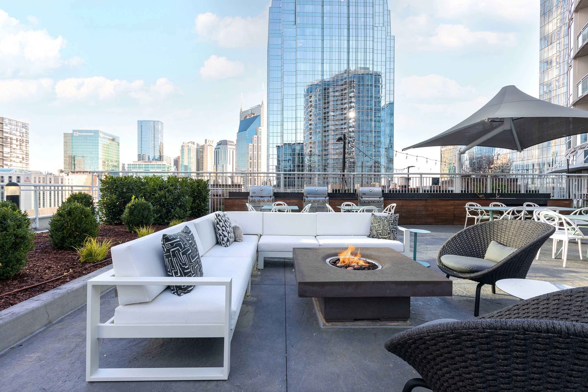 Rooftop pool
