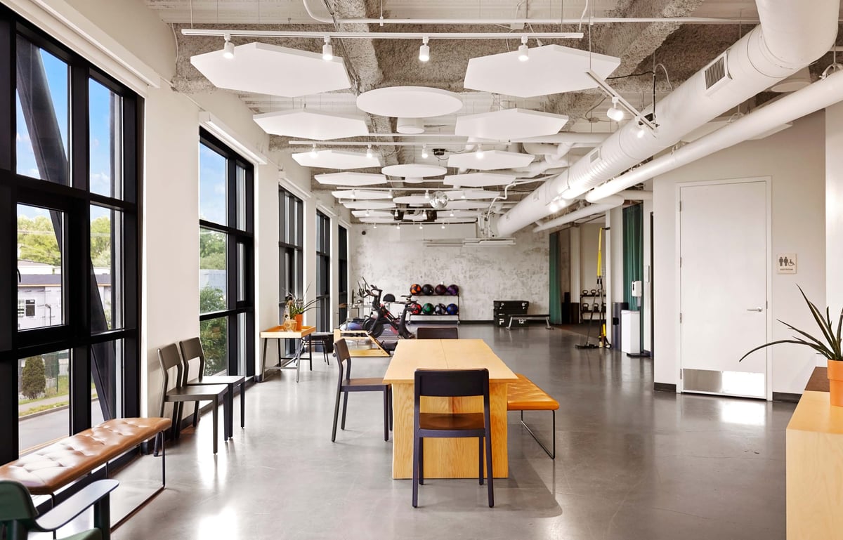 Large conference space.