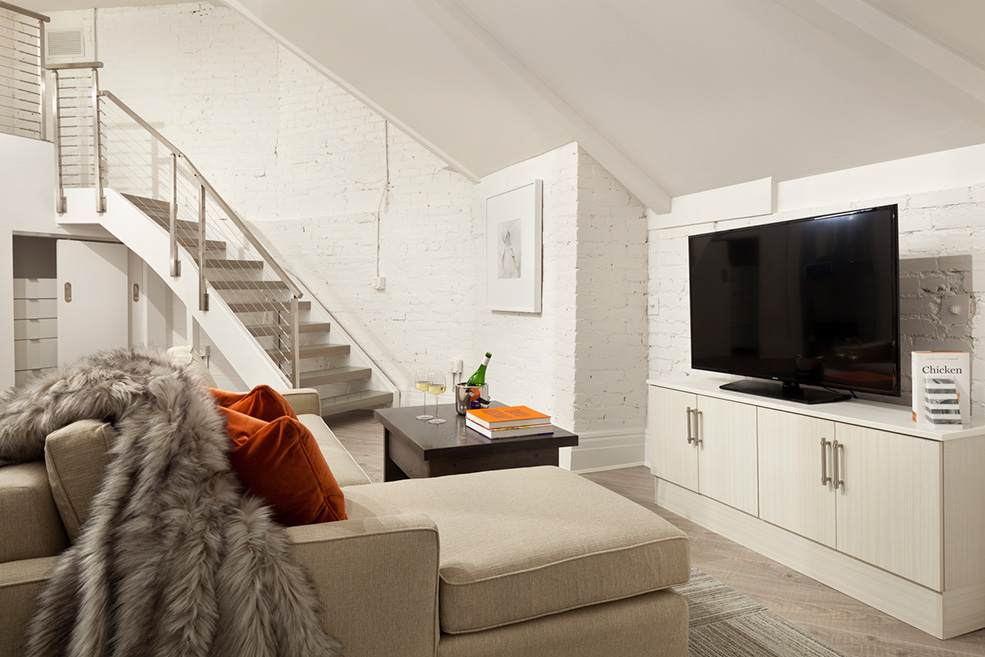 Living room in DC hotel 